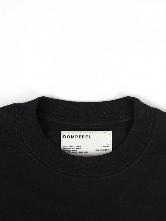 Мужская футболка Domrebel черная, хлопок Domrebel фото 3