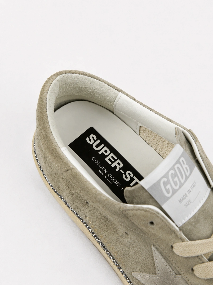 Женские кеды Golden Goose Super Star серые с блестящим рантом Golden Goose фото 5