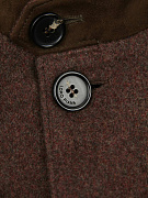 Мужская утеплённая куртка ROADSTER JACKET Loro Piana  из кашемира — фирменные пуговицы