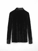 Женская бархатная рубашка Jil Sander черная Jil Sander фото 2