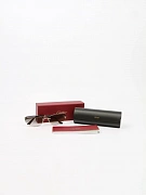 Солнцезащитные очки Cartier CT0431S 001 золотые с серыми линзами — комплектация