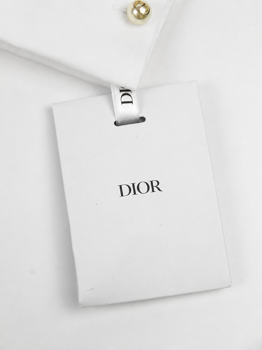 Женская блузка Dior вышивкой из хлопкового поплина Dior фото 7