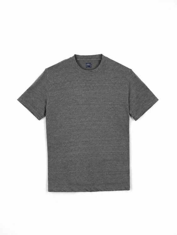 Мужская футболка Fedeli серая, хлопок/эластан Fedeli