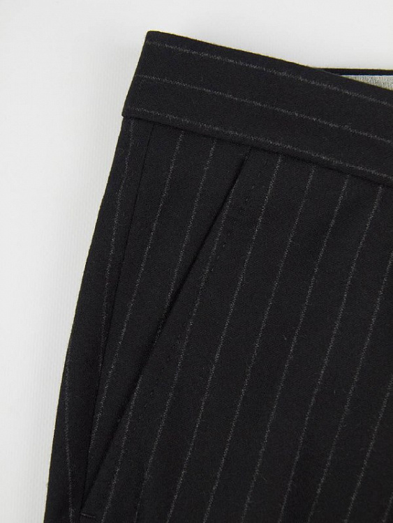 Мужские брюки Brunello Cucinelli черные классические, шерсть Brunello Cucinelli фото 3