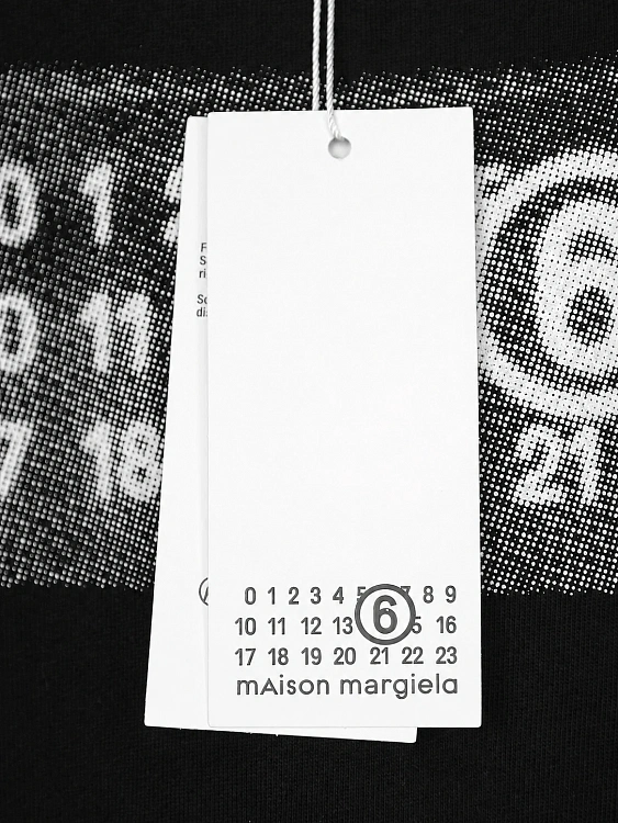 Мужской свитшот Maison Margiela MM6 черный из хлопка Maison Margiela фото 5