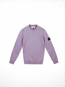 Мужской джемпер Stone Island сиреневый, шерсть/полиамид