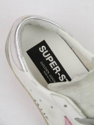 Женские кеды Golden Goose Super‑Star белые с розовой звездой Golden Goose фото 6