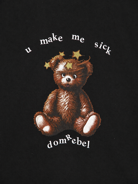 Мужская футболка Domrebel черная, хлопок Domrebel фото 4