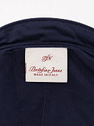 Мужские брюки чинос Portofino Jeans темно-синие — внутренняя отделка и фирменная этикетка Portofino Jeans