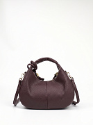 Женская сумка Ganni Hobo Bag коричневая — вид спереди