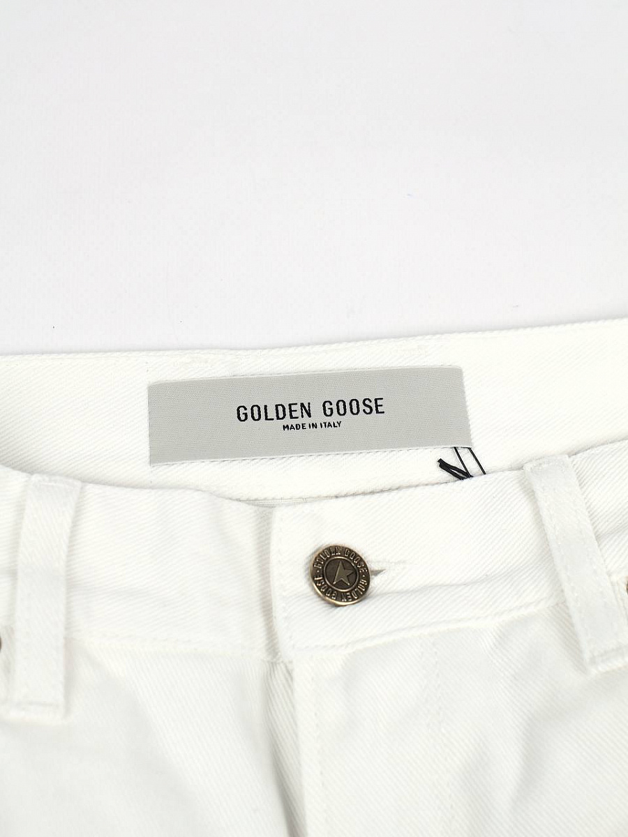 Женские джинсы Golden Goose широкие молочные Golden Goose фото 3