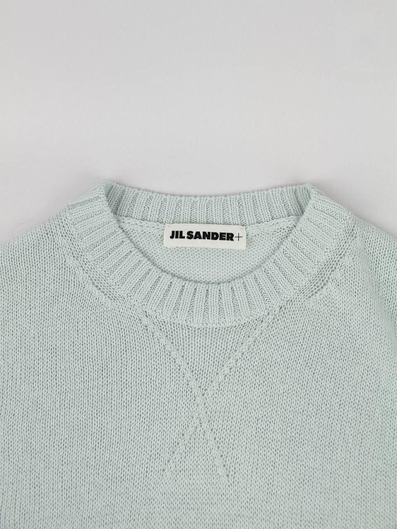 Женское платье Jil Sander голубое, хлопок Jil Sander фото 3