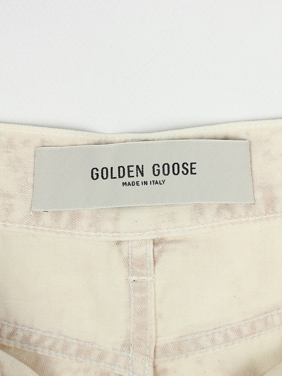 Женские джинсы Golden Goose широкие бежевые Golden Goose фото 9