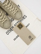 Женские кеды Golden Goose Super Star серые с блестящим рантом Golden Goose фото 8
