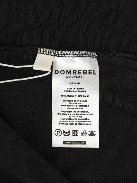 Мужская футболка Domrebel черная, хлопок Domrebel фото 7
