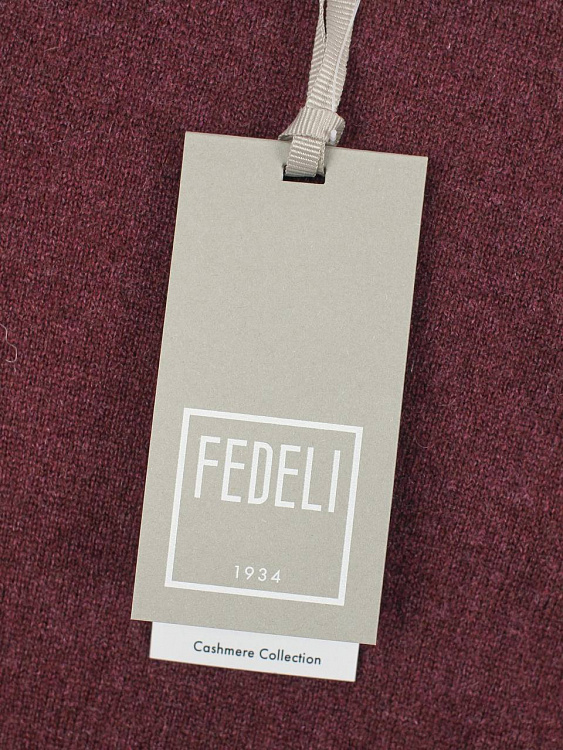 Мужской джемпер Fedeli бордовый, шерсть/кашемир Fedeli фото 6