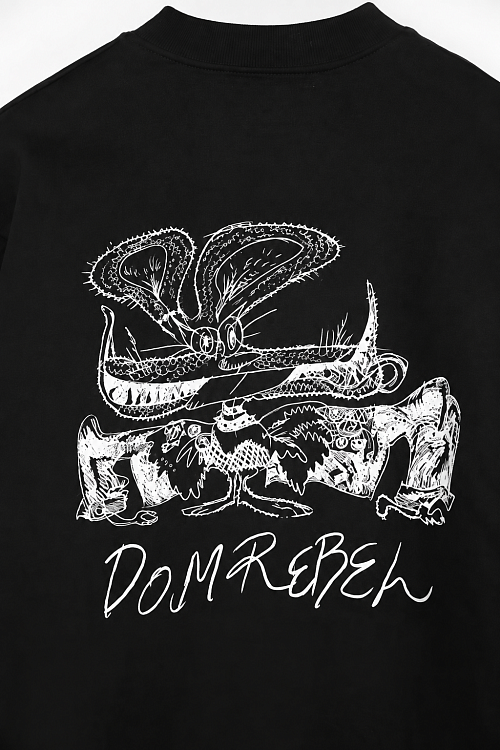 Мужской свитшот Domrebel черный, хлопок Domrebel фото 3