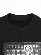 Мужской свитшот Maison Margiela MM6 черный из хлопка Maison Margiela фото 3