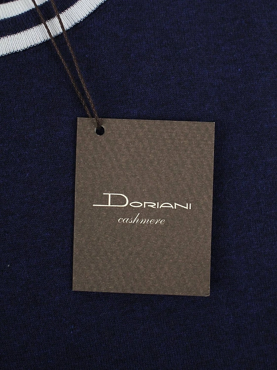 Мужская трикотажная футболка Doriani темно-синяя, хлопок Doriani фото 7