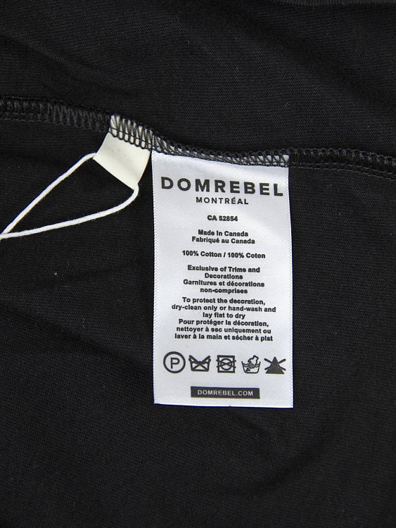 Мужская футболка Domrebel черная, хлопок Domrebel фото 8