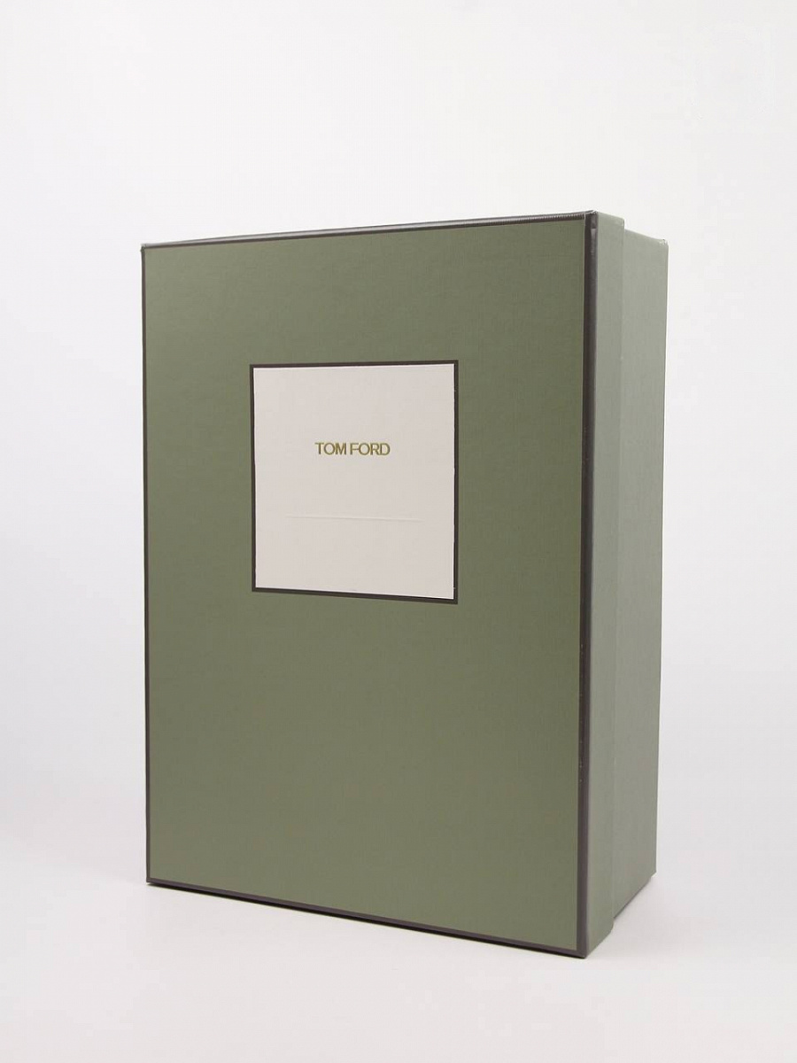 Мужские кроссовки Tom Ford James белые — фирменная коробка Tom Ford