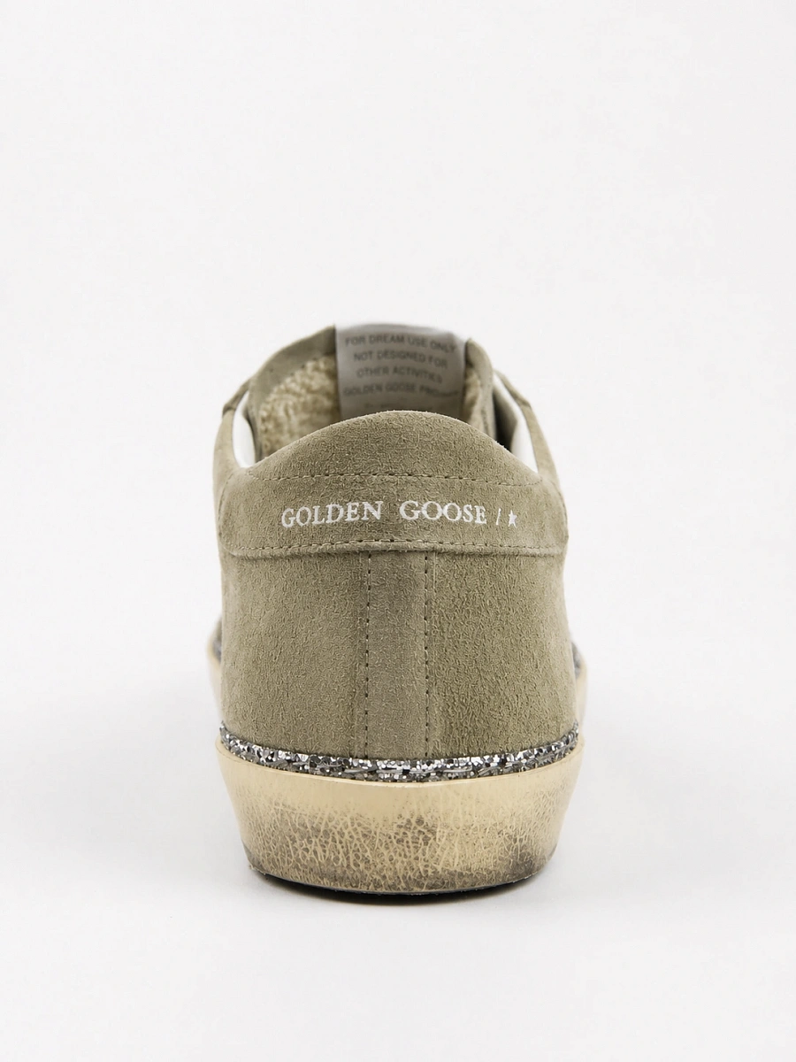 Женские кеды Golden Goose Super Star серые с блестящим рантом Golden Goose фото 7